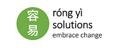 Logo adherent RONG YI SOLUTIONS