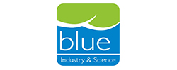 Logo adherent BLUE INDUSTRY AND SCIENCE
