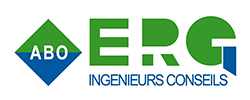 Logo adherent ERG ENVIRONNEMENT